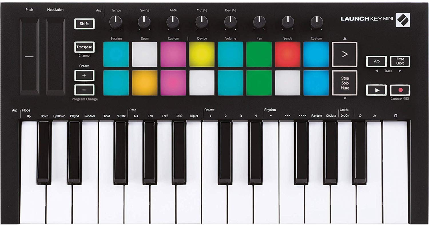 DTM・DAW Novation Launchkey Mini 25 Mk3 Novation Launchkey Mini MK3 25-Key USB MIDI Keyboard Controller +